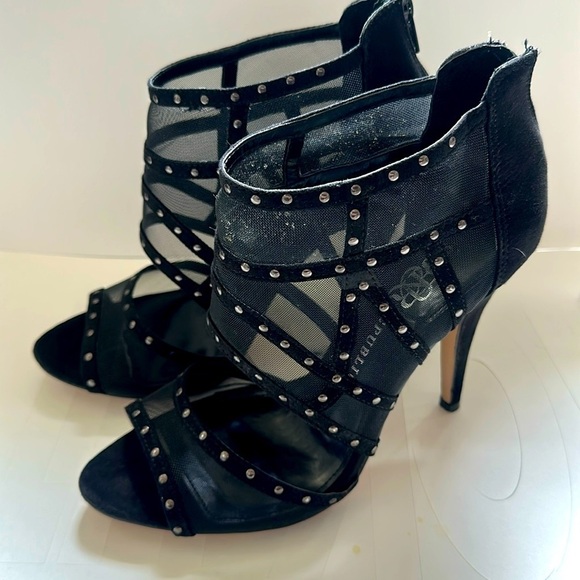 Rock & Republic Studded Mesh Ankle Booties 9 - Picture 1 of 9